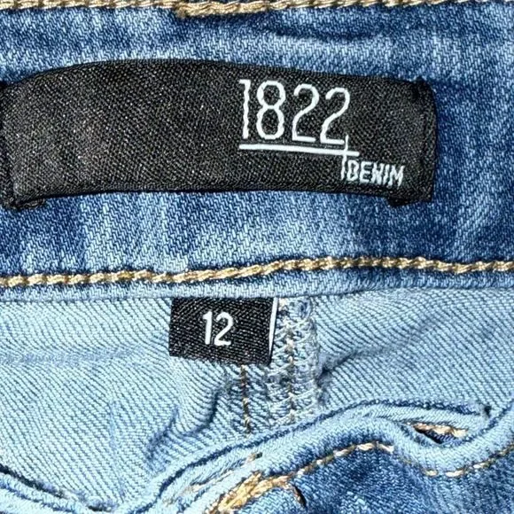1822 Denim Classic Women's Size 12 Blue Jeans - Picture 3 of 4